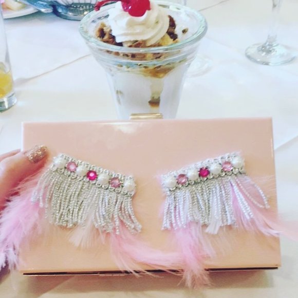 Handmade Dainty Pink Box Clutch Gift - Picture 1 of 1